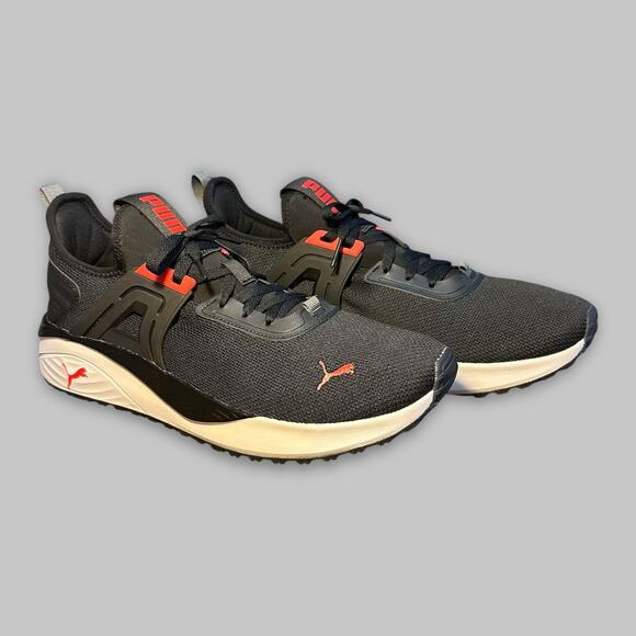 PUMA Softride Black & Red Men’s Running Shoes - Size 13 - Picture 1 of 7